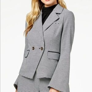 RACHEL Zoe Houndstooth Blazer